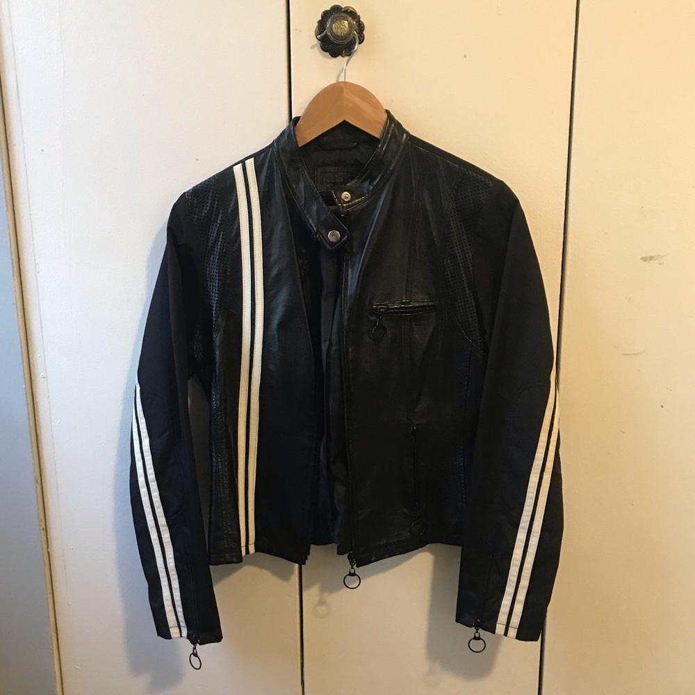 Aldo Women’s moto jacket genuine leather